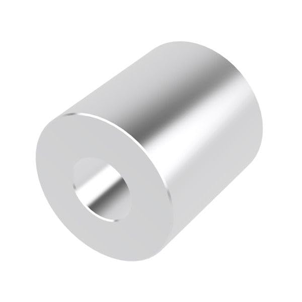 Aluminum Spacer 3/4" OD x 5/16" ID x Choose Your Length, Round Spacer Unthreaded Standoff Bushing Plain Finish, Fits Screws Bolts 5/16" or M8 by Metal