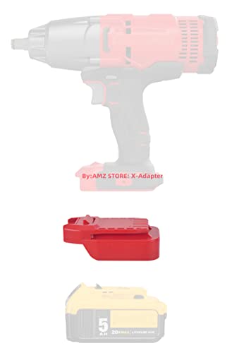 X-Adapter 1x Adapter for Craftsman V20 Cordless Tools Works On DeWalt 20V MAX XR Lithium Batteries- Adapter Only, Red, (DW-GJV20 NEW)