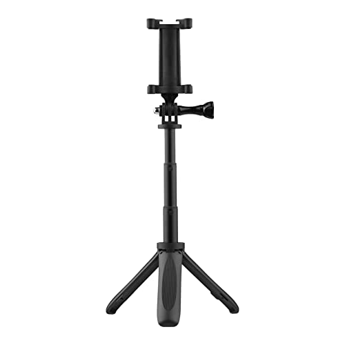 Andoer Mini Tripod, Portable Mini Desktop Tripod with Phone Holder, Adjustable Table Tripod for Smartphone Vlog Recording Selfie Live Streaming YouTube
