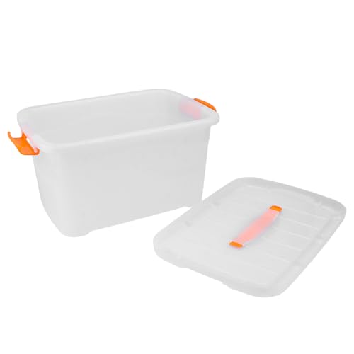 Boîte à jouets plastique robuste Cabilock : conteneur de rangement à poignées - 2