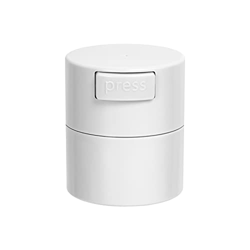MISMXC Eyelash Glue Storage Tank, Sealed Leak Proof Jar Lash Glue Storage Container for Eyelash Extension for Women Grafting Eyelash Supplies (White)