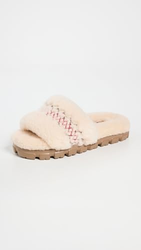 UGG Women's Cozetta Ugg Braid Slipper, Natural, 7 | Image 1