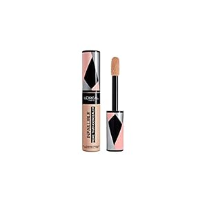 L’Oréal Paris Infalible, Corrector de cobertura completa y acabado natural, More than Concealer,Tono 324 Oatmeal/Avoine…