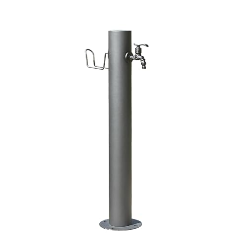 Genérico Fuente de Columna de Agua Vertical para jardín - Fuente Decorativa para Exteriores, Grifo anticongelante para riego y Lavado (50 cm/19,7 Pulgadas) - Ideal para Jardines y Patios