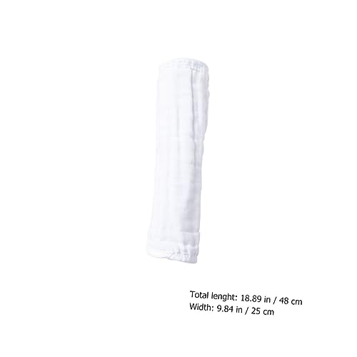 3pcs Burp Cloths Soft Shoulder Pad for Boy Girl White Burp Cushion Easy to Clean and Travel-Friendly for Spitting and Keeping Clothes Clean2