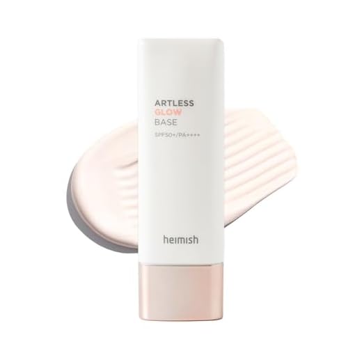 HEIMISH Artless Glow Base, Multitasking Make-up Base, Primer, Highlighter, Tone-up Sonnencreme für das Gesicht, Leicht, Nicht fettend, Natürliches Finish mit SPF 50+ PA+++, 1.4fl.oz/40ml