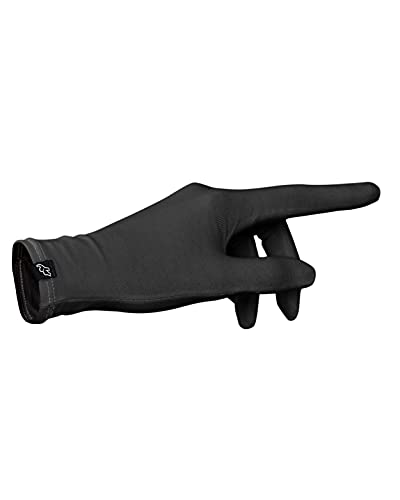 Preisvergleich Produktbild ElephantSkin® Nachhaltige, Schwarze Baumwollhandschuhe / Antibakteriell & Aus Zertifizierter Bio-Baumwolle / Ersetzt Bis Zu 180 Einweghandschuhe (Größe L)
