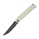 Sanrenmu Faltmesser mit Tasche abnehmbarer Clip, 3.15 12C27 Stahlklinge G10 Griff Faltmesser Utility 311L für EDC Outdoor Camping Wandern (Grün)