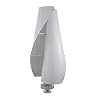 5000W No Noise Spiral Wind Turbines,12V 24V 48V 2 Blade Home Wind Turbines with Controller (White)