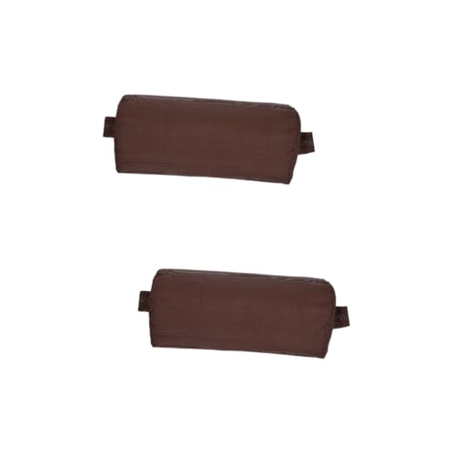 Toddmomy 2pcs Comfortable Beach Chair Headrest Reusable Neck Pillow for Deck Outdoor Chairs Sponge Cloth Material Ergonomic Design for Neck Support for Beach Use