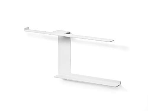 Lineabeta 5136.09 Porta Rotolo e Riviste, Bianco