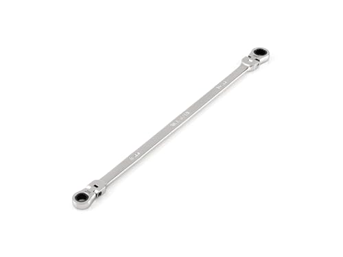 Image of TEKTON 8 x 10 mm Long Flex Head Ratcheting Box End Wrench | WRB36408