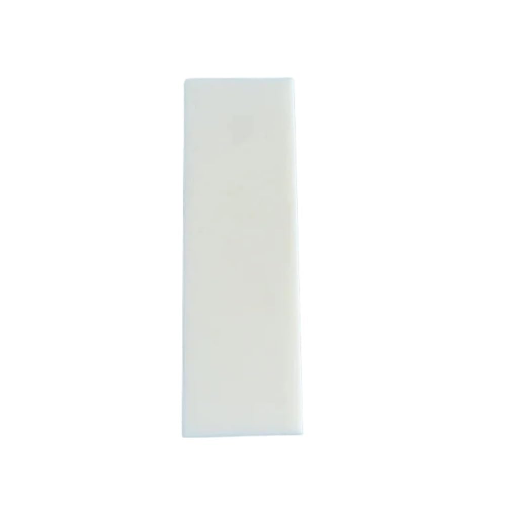 Feuille de substrat Plaque de céramique Calumina, panneau flocons blanche, substrat rectangulaire résistant à l'abrasion, 1 pièce(5x150x3mm)