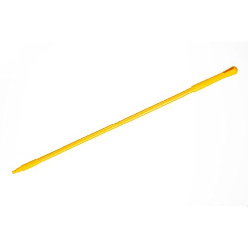 Image of SPARTA 48 inch Fiberglass Replacement Handle with 3 /4 inch Acme Thread Tip, Polyester Veil Reinforced, Hanging Cap, Commercial Cleaning, Yellow