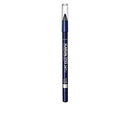 Rimmel London Scandal' Eyes Waterproof Khol Kajal Delineador de Ojos, en crema, Tono 008 Azul, 1,3 g