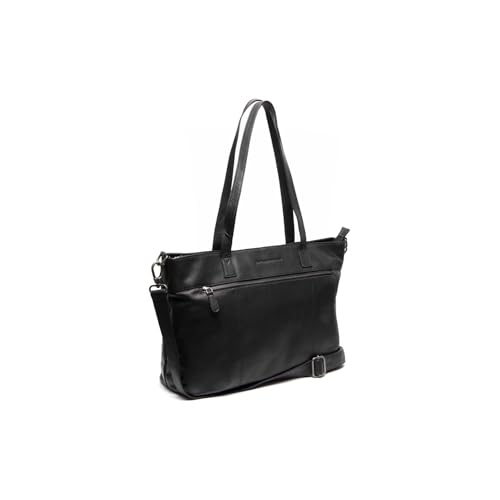 Bolso de piel negro Osira para solucionar la falta de espacio diario