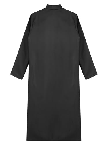 Men Pastor Robe Cassock Gown Catholic Clergy Pulpit Cloak Christian Priest Long Liturgical Vestment Habit4