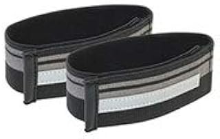 WES00600 GP リフレクティブ レッグバンド (スリムタイプ) BLK