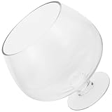 Homoyoyo Transparentes Pet Aquarium 17x17cm Multifunktionales Klares Goldfischbecken für Büro und Zuhause Dekoratives Tisch Aquarium mit Glatter Oberfläche