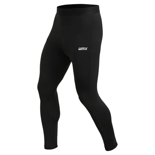 WMX Men's Sports Running Set Compression Shirt + Pants Skin-Tight Long Sleeves Quick Dry Fitness Tracksuit Gym Yoga Suit Athletics Fit