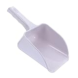 Cabilock アイススクーププラスチックアイスクリームスクープ砂糖スクープアイスキューブスクープ小さな氷ポップコーンす ユーティリティスクープキャニスターキッチンバーパーティー結婚式ホワイトs