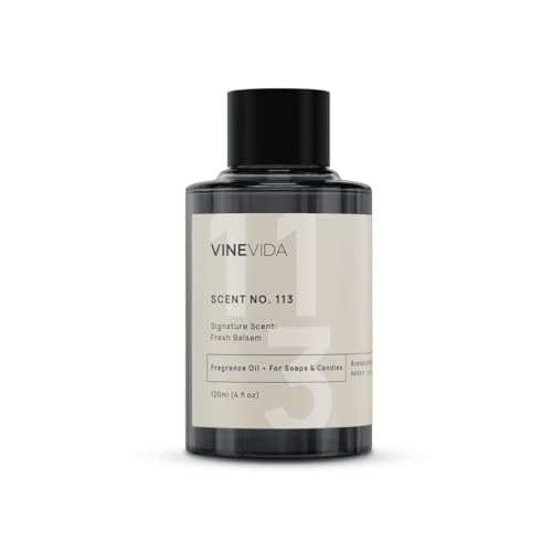 VINEVIDA [4 oz] Fresh Balsam; Fragrance Oil for Candle Making and Soap Making - Premium Candle Scents for Soy Candles