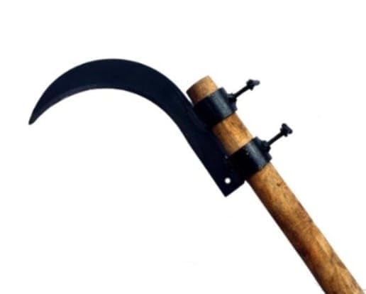 Image of JD PRO Force Heavy Coconut Plucker | Grass Sickle Cutter Head for Grass, Weeds, Gardening, Harvesting and Farming | Sickle for Tree Branches | Grass Cutter Tools