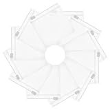 GARVALON Bolsas Sellables Transparentes Cremallera 8x8 Cm, 50 Unidades Pequeñas para Almacenamiento de Joyas, Pastillas y Manualidades, Bolsitas Compactas Portátiles para Viaje