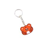 eexuujkl Llavero anillo moda lindo Animal de dibujos animados portátil llavero titular cartera bolso decorativo llavero colgante, tipo 6