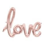 love Balloon Banner Rose Gold (pink) Celebration Balloon 30 Inches Long