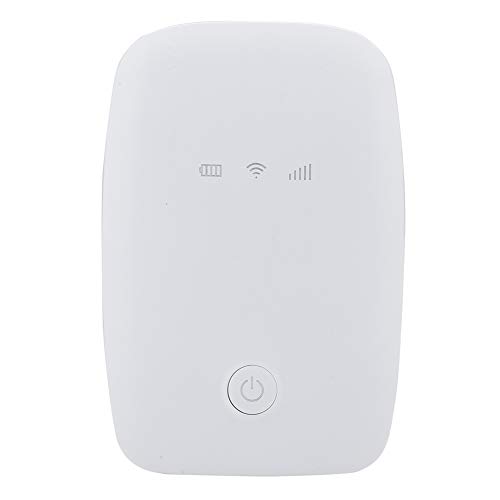Image of Portable Mobile WiFi Hotspot 4G LTE Router Wireless Internet Box Compatible with All Networks, Travel WiFi for Tablets Laptops Phones (White) (White)