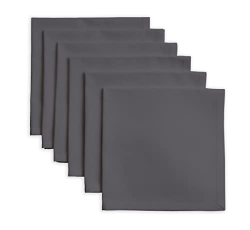 Calicot Napkin 100% Cotton Cloth Napkin Decorative Washable Napkins Set Of 6, Home, Kitchen, Dining, Cocktail Parties & Camping - Tornado (16" X 16") #TOP1