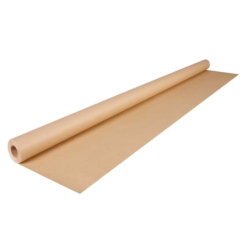 Bobina Papel Kraft Especial Embalaje. Rollo 50 Metros. Ancho 100 cm. Gramaje 60gr. Tamaño XXL. Peso 3,15 kilos aprox.
