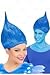 My Costume Wigs Blue Troll Wig – Bright Spiky Costume Hair – Adult & Teen Costume Wig for Halloween, Cosplay & Parties (Ages 13+)