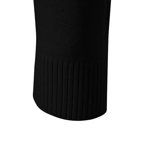 Men's Slim Fit Turtleneck Sweater Casual Twisted Knitted Pullover Sweaters Winter Casual Fashion Solid Color Sweater3