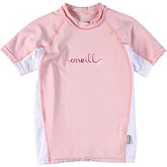 Image of O'Neill Girls Skins Short Sleeve Crew (Turq /White)