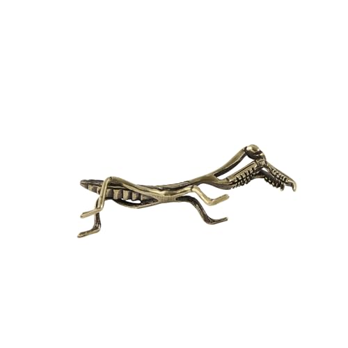 Mantis en laiton ornement de table basse pour ceremonie du the chinoise