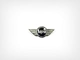 BMW Mini r52 r53 Cooper S Emblem 'MINI' Hood OEM front engine lid logo wings