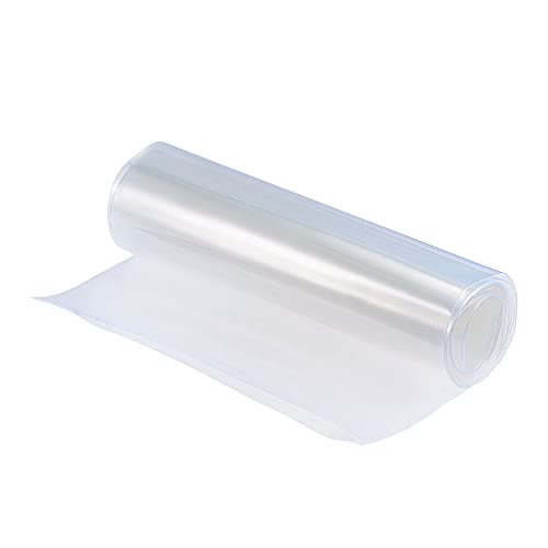 MECCANIXITY Battery Wrap PVC Heat Shrink Tubing 127mm Dia 200mm Flat 1.5m Clear Good Insulation for Battery Pack