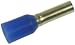 Wire Ferrule, Single Wire, 14 AWG, 8 mm, 14 mm, Blue