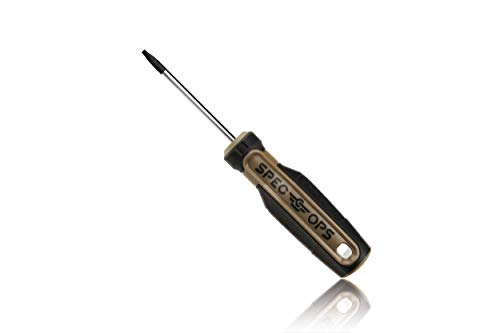 Image of Spec Ops Tools Screwdriver for Professional Construction & Jobsite Use, Magnetic Tip, Square, #1 x 3 inch