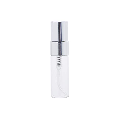 Botella de perfume recargable de 3 ml, 5 ml, 10 ml, botella de spray de vidrio recargable, mini pulverizador líquido transparente de viaje (C 3 ml)