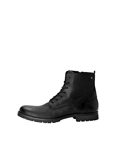 JACK & JONES Herren Jfworca Leather Anthracite 19 stuks Chukka Boots,...