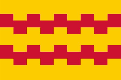 Drapeau Leerdam de qualité supérieure finition double couture