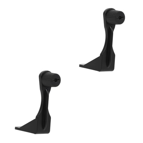 BUGUUYO 2pcs Telescope Tripod Binocular Holder Binocular Scope Mount Binocular Adapter Astronomical Microscope Binocular Tool Adapter for Binocular Photography Mount Black Abs
