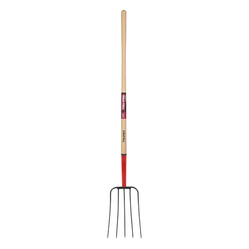Truper 30314 Tru Pro 54-Inch Manure Fork 5-Tine Ash Handle