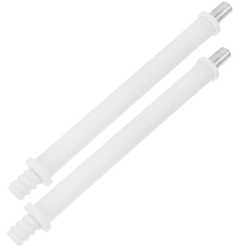 BESTonZON Conectar 2 Piezas Varilla de plástico para escobilla de baño. accesorio para escobilla mango de escobilla de baño accesorios cepillo para inodoro recambio roscado escobilla wc