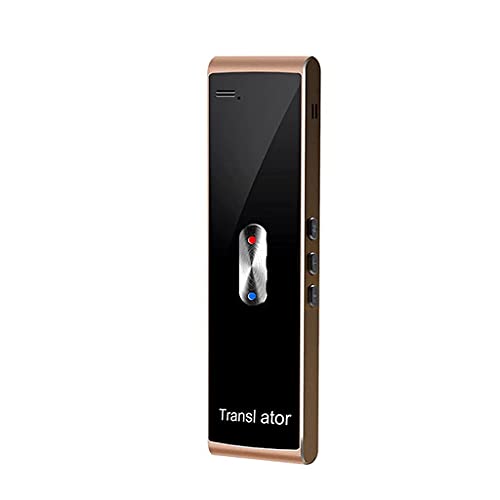 Traducteur vocal Bluetooth portable sans fil bidirectionnel temps réel marron