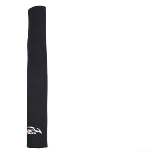 Neoprene Crotch Strap Cover for BCD and Drysuit Harness, Soft Webbing Pad Sleeve with 5cm Width, Comfortable Diving Equipment Protector (Black, 38cm