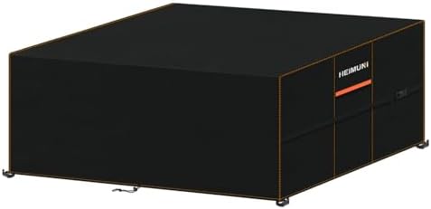 HEIMUNI Abdeckung für Gartenmöbel Wasserdicht Gartentisch Abdeckung | Abdeckung Loungemöbel Balkonmöbel Abdeckung 420D Oxford Schutzhülle für Loungemöbel Möbelsets Sitzgruppe 200x1